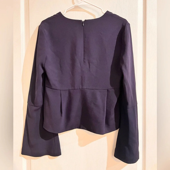 Intermix Women Blue Long Sleeve - Picture 7 of 8